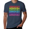 Feminist Rainbow Tshirt Antifade Casual Tee Shirt