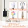 Standard 27mm Screw In Lamp Adapter Cup Light Bulb Base Supporting Various Bulb Types Such as LED Models 2Pcs
