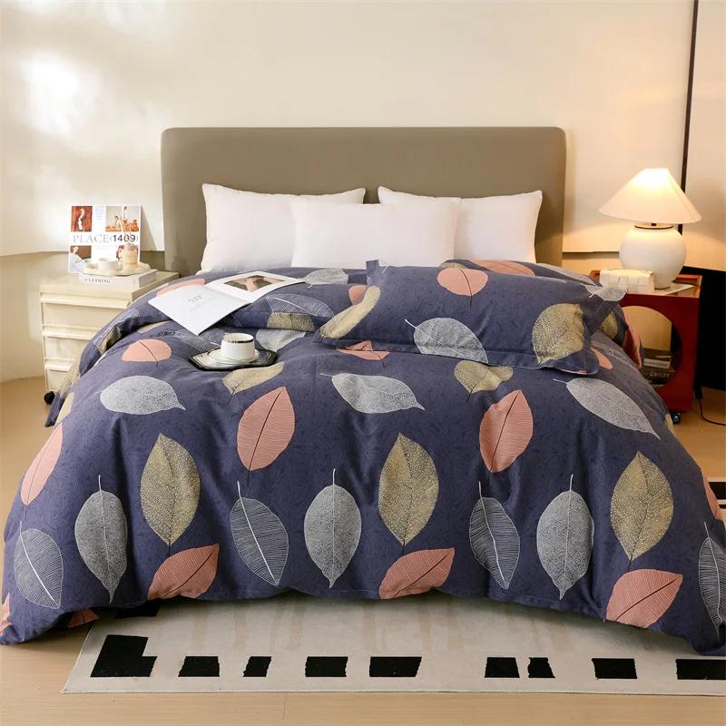 Vintage Floral Duvet Cover Boho Garden Style Comforter Cover with Zipper Queen Bedding for All Season Soft Breathable Easy Care