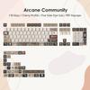 130 Keys Angel Lie Themed Five Sides Dye Sublimation PBT Keycaps Cherry Profile Cute Key Cap for MX Switches Mechanical Keyboard