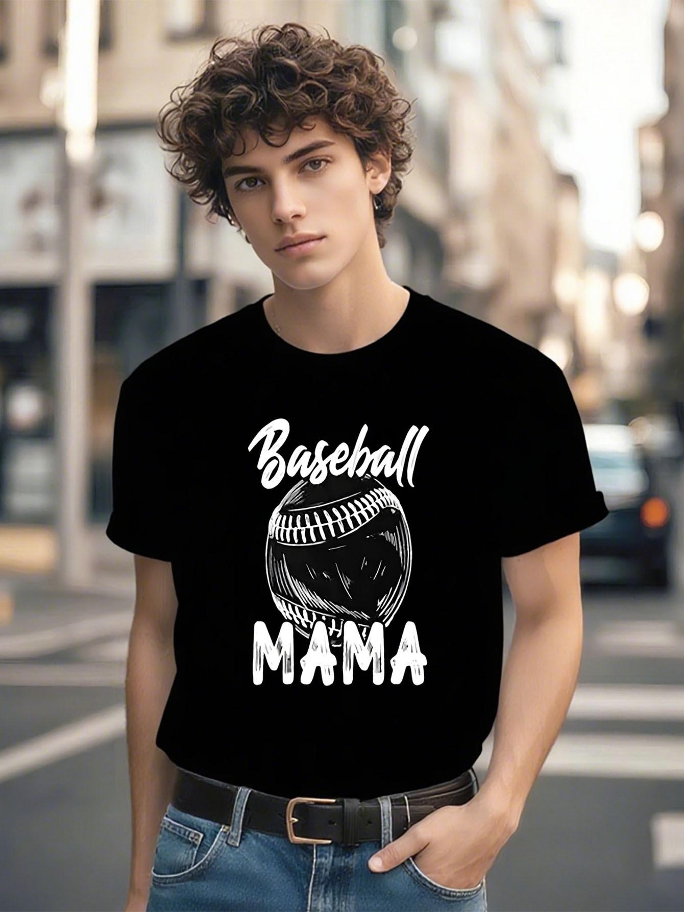 Comfort Fit Baseball Mama Graphic Tshirt Graphic Tshirt -... XL