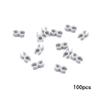 100pcs/lot MOC Brick Clips Double U Clips Building Blocks Construction Creative Bricks Parts DIY Accessories Toys For Children