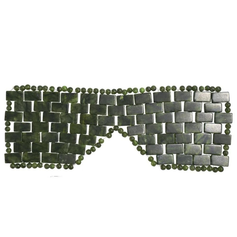 

Натуральная нефритовая маска для глаз Охлаждающая Отрицательные ионы для отечности глаз Снятие напряжения в голове Расслабление Антивозрастная зелёный