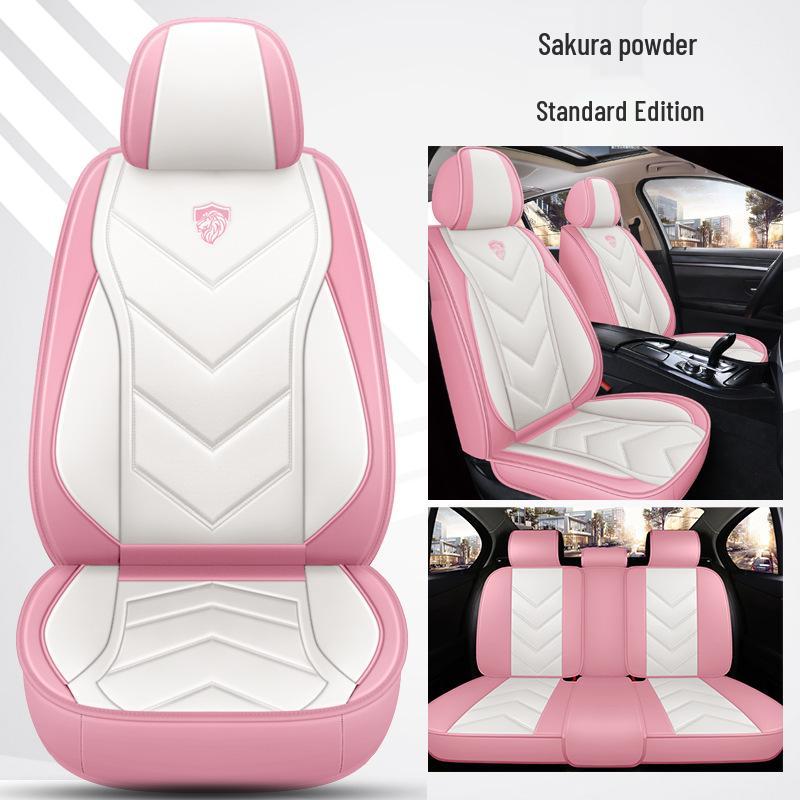 Napa Leather Full Coverage Front Car Seat Covers - All-Season and Universal Fit