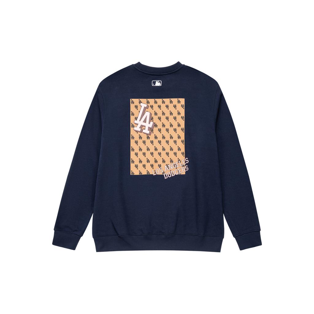 New MLB Sweatshirt Unisex Navy Blue 3AMTM0934-07NYD