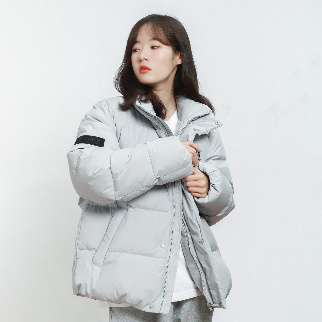 New MLB Down Jacket Winter Unisex Gray 3ADJB0416-50GRS