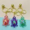 Iridescent Shell Starfish Keychain Pendant - Unique Accessory & Gift