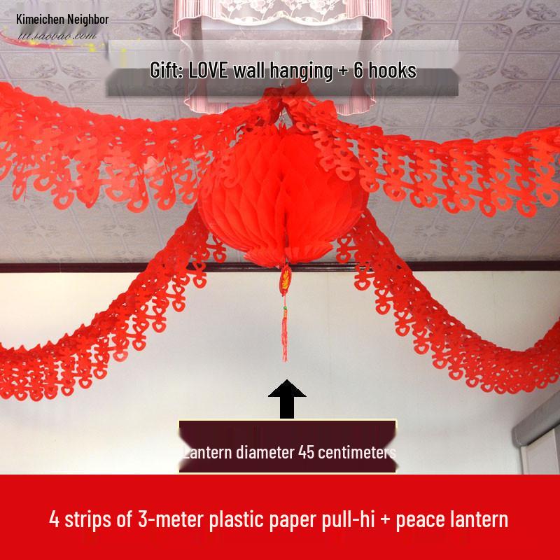 

Colorful Wedding Room & Living Room Decor with Pull Flowers - Free Shipping