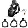 Male Penis Lock Chastity Cage with Lock 4 Different Sizes of Male Chastity Cage Device Cock Ring Penis Fetish Restrain Sex Toy