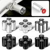 VV-4pcs Car Metal Logo Wheel Stem Air Valve Caps Tire Dust Cover For VW GTI R Golf Polo Tiguan Passat Jetta Lavida Rline