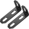 Kaedear Motorcycle Universal Stainless 2mm Universal Custom Bracket X 3 X 25 X 72 X Brackets, Steel, Thick, Fit, 2-Piece Set, KDR-YX-L90-3M10 (M10