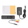   Projector 1080p Diffuse Reflection Imaging Support 23 Languages HD Projector with Spkers Yellow