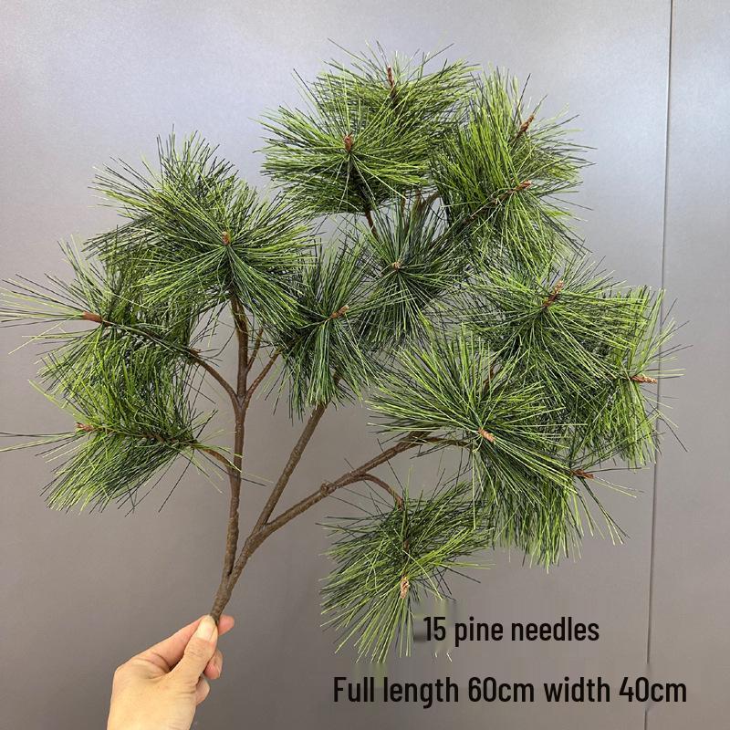 Artificial Pine Needle Christmas Tree Branch with Fruit