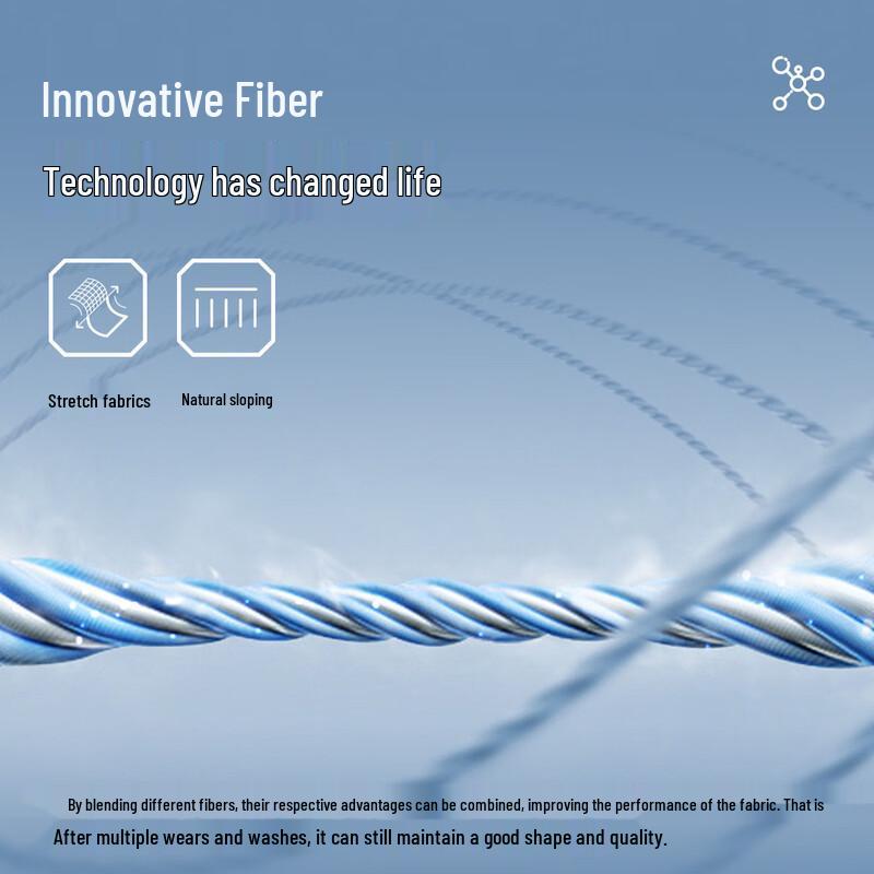 MONTAGUT Men's Soft & Breathable Straight-Leg Business Trousers