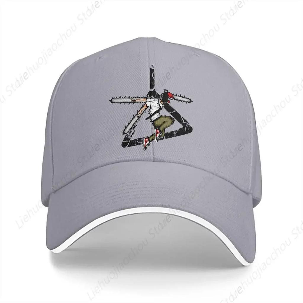 Pure Color Dad Hats Denji  Pull Cord Classic Hat Sun Visor Baseball Caps Chainsaw Makima Unisex Cartoon Peaked Cap