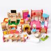 Wooden Mini Furniture Sets Kids Children House Play Toy - Bedroom, Living Room, Kitchen, Bathroom Accessories Boys Girl Gifts