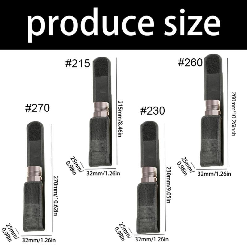 Light weight Portables Torches Protectors Regulable Belt Rings Attachments Abrasion Resistant Cover For Emergencies Gear