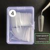 Matte ultradünne spurlos aufklebbare künstliche Nägel mit optionalen Nachfüllpackungen, doppelt verwendbar als vollständige oder halbe Aufkleber, kein Polieren erforderlich