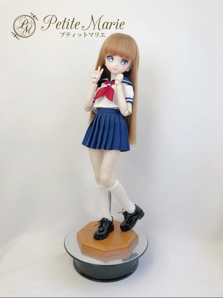 Petite Marie Puppen Drehteller für und DD Weißer Filz BJD 3kg Tragfähigkeit 1/3 (ohne Adapter) MSD, MDD, SD, Puppen, Cover,