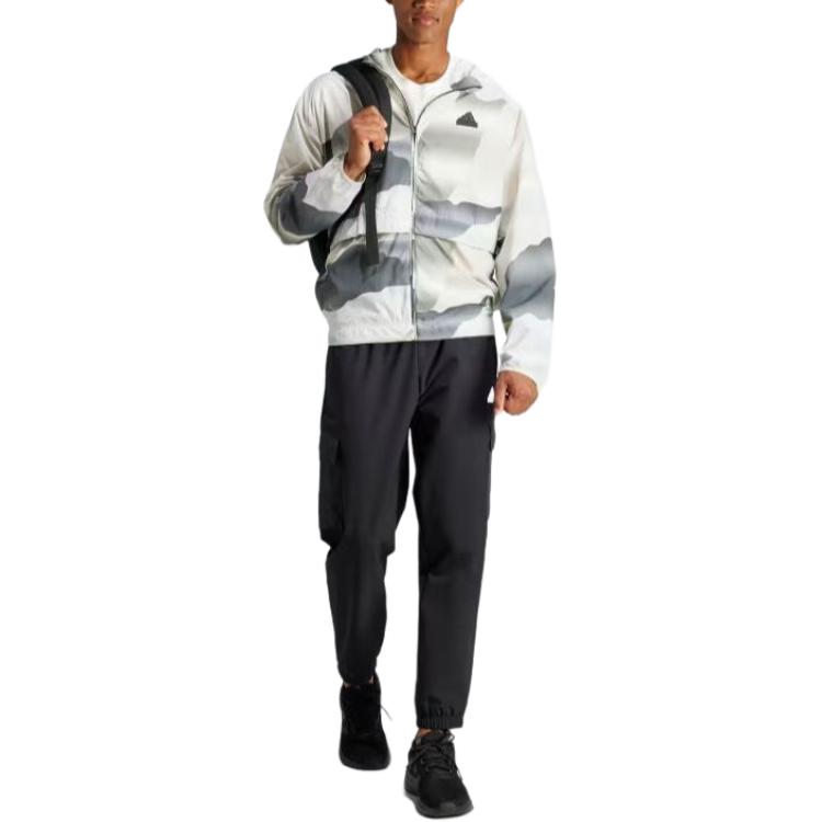 adidas City Escape Full-Zip Hoodie Multicolor/Legend Ivy Men Streetwear IN3707