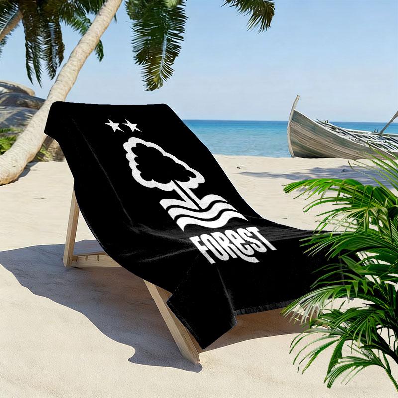 Nottingham Forest F.C Beach Towel, Large Soft Quick Dry Towel for Beach Camping Swimming