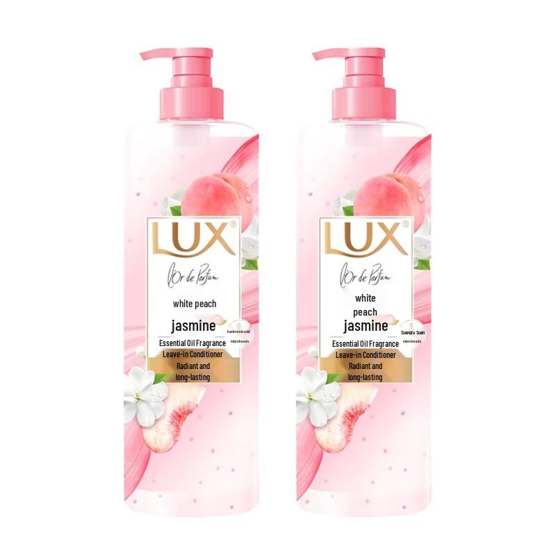 Lux White Peach Jasmine Scented Conditioner - 2x470ml Duo Pack