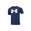 T Shirts Men's Blue Crew Neck Moderate Straight Fit Unisex 1370520-408