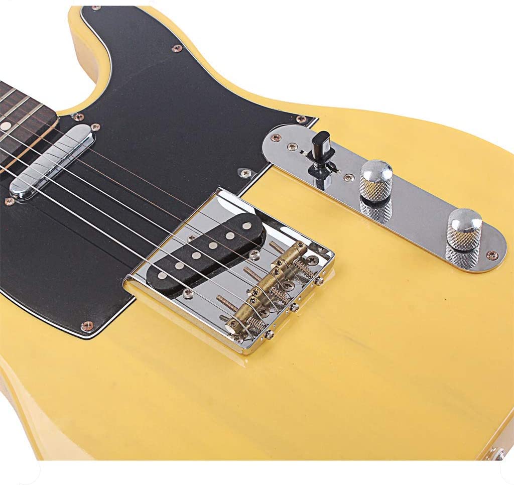 Guitar Telecaster Saddle Bridge Switch Control Guitar Neck Pickup Set Saddle Bridge Plate Loaded Alnico V Pickups Telecaster Electric Guitar