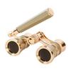 3X25 Opera Glasses Binoculars Theater Glasses Mini Binocular Compact Lightweight with Handle for Adults Kids Women Gift