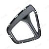 Matte Black For Chevrolet Blazer     Front Bumper Fog Light Lamp Trim Cover Frame Grille Lid Bezel Hood