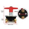 12V 24V Red 2Key Cut Off Battery Main Kill Switch Vehicle Car Modify Isolator Disconnector Truck Boat Auto Car Power Switch 300A