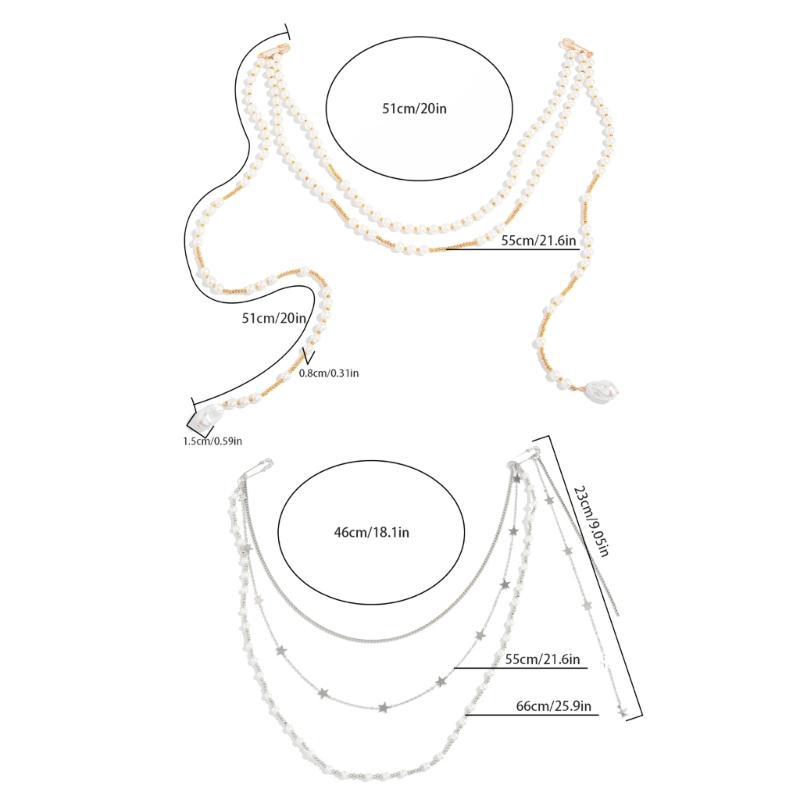Stilvoller Perlenquasten Halsketten-Brosche mit Kunstperlen Modische Bekleidungsaccessoires für Partys und die Arbeit