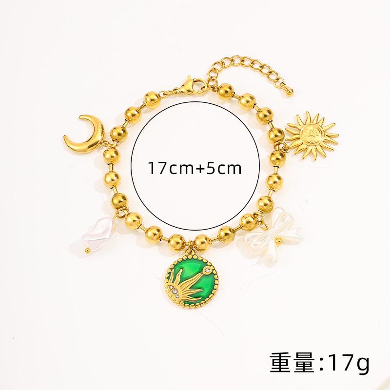 European and American multi-element titanium steel does not fade, light luxury, small fresh love butterfly girl can take a bath