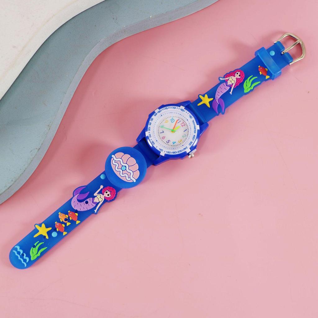 Cartoon Luminous Strap Children's Watch - Creative Birthday Gift for Elementary School Students