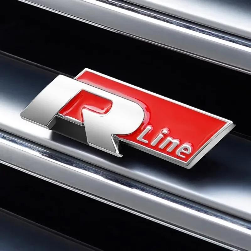 RUNTB1 Car Front Grill Trunk Auto Emblem Sticker Accessories For VW Scirocco Polo T5 Passat B6 Golf Tiguan Jetta CC Beetle GTI Touareg