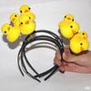 Star Yellow Duck Headband Love Heart Children Hair Bands Funny Cartoon Hair Hoop  Daily