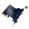 1Pcs Rs232 Com Pci-E Pci For Express Expansion Adapter Car Diy Accessories Pcie To 2 Serial Db9 Card