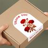 Colorful Flower Stickers, Roses, Peonies, Stickers, Packaging Sealing Stickers, Gift Box Decorations, Adhesive Stickers