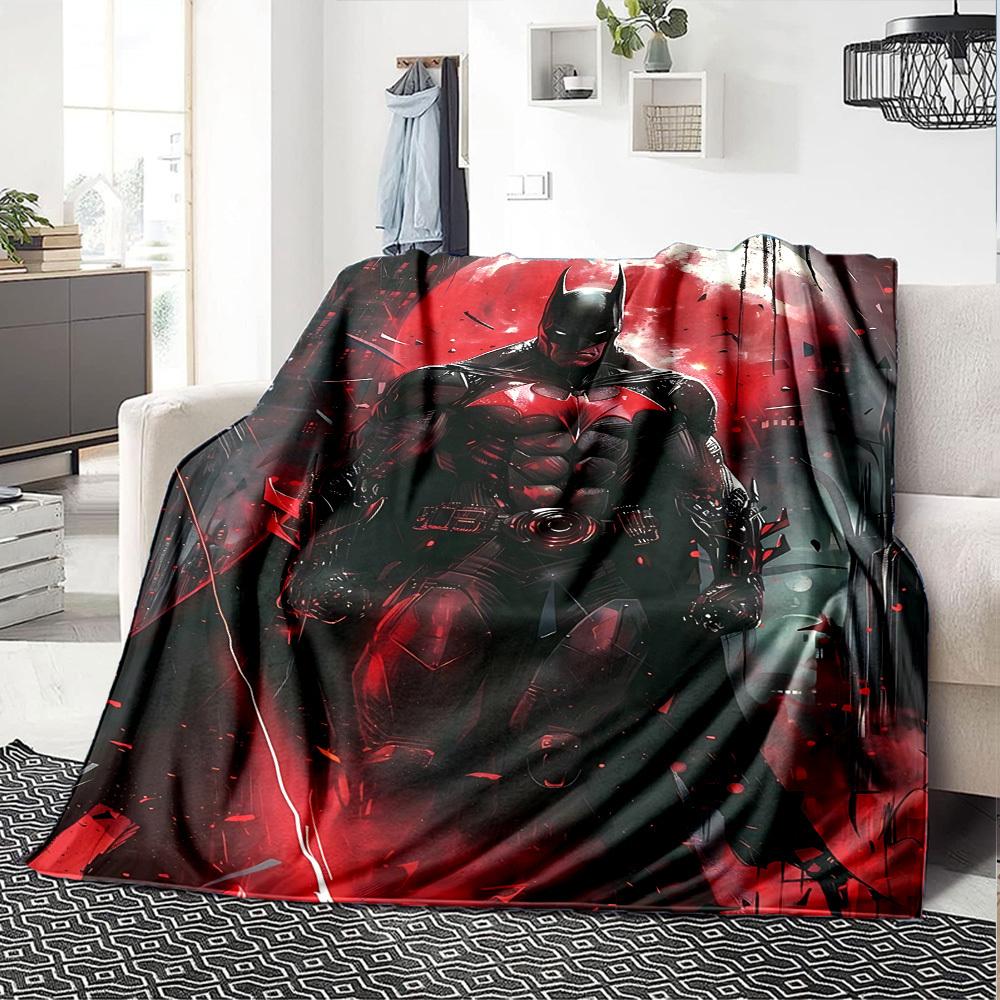 1pc Batman Nightwing Flannel Blanket Soft Warm Throw for Home, Office, Travel, All-Season Cozy Bedding GiftL1272