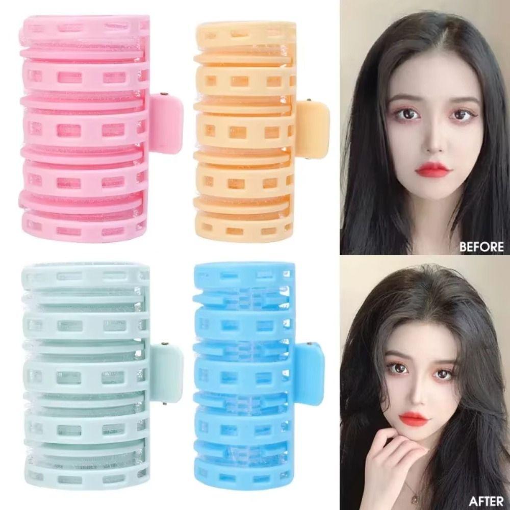 Plastic Hair Roller for Bangs Self-adhesive Fluffy Hair Eight-character Bangs Curling Air Bangs Curling Tube Hairdressing Tools