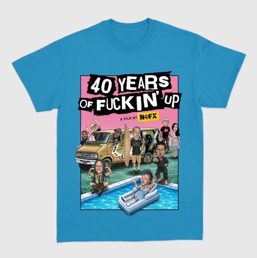 NOFX 40 Years Of Fcking Up A Film By NOFX Unisex T-Shirt XXXL