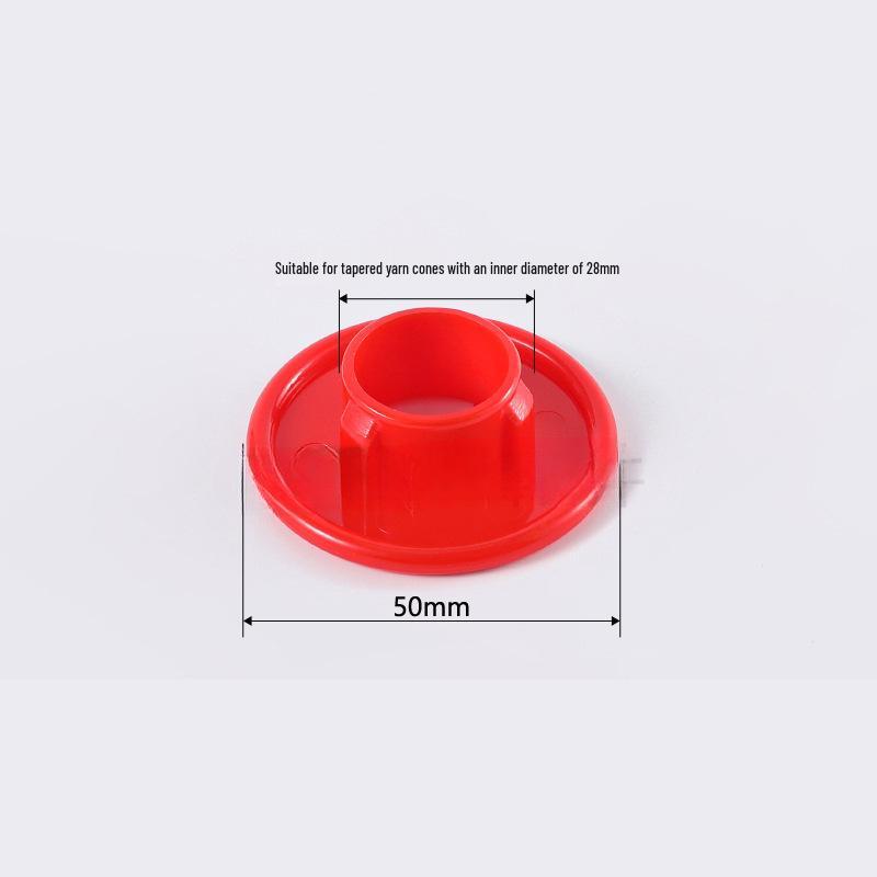 Circular Knitting Machine: Yarn Cone & Tube Covers (Polyester, Low Elastic) - Flat & Round Head Options