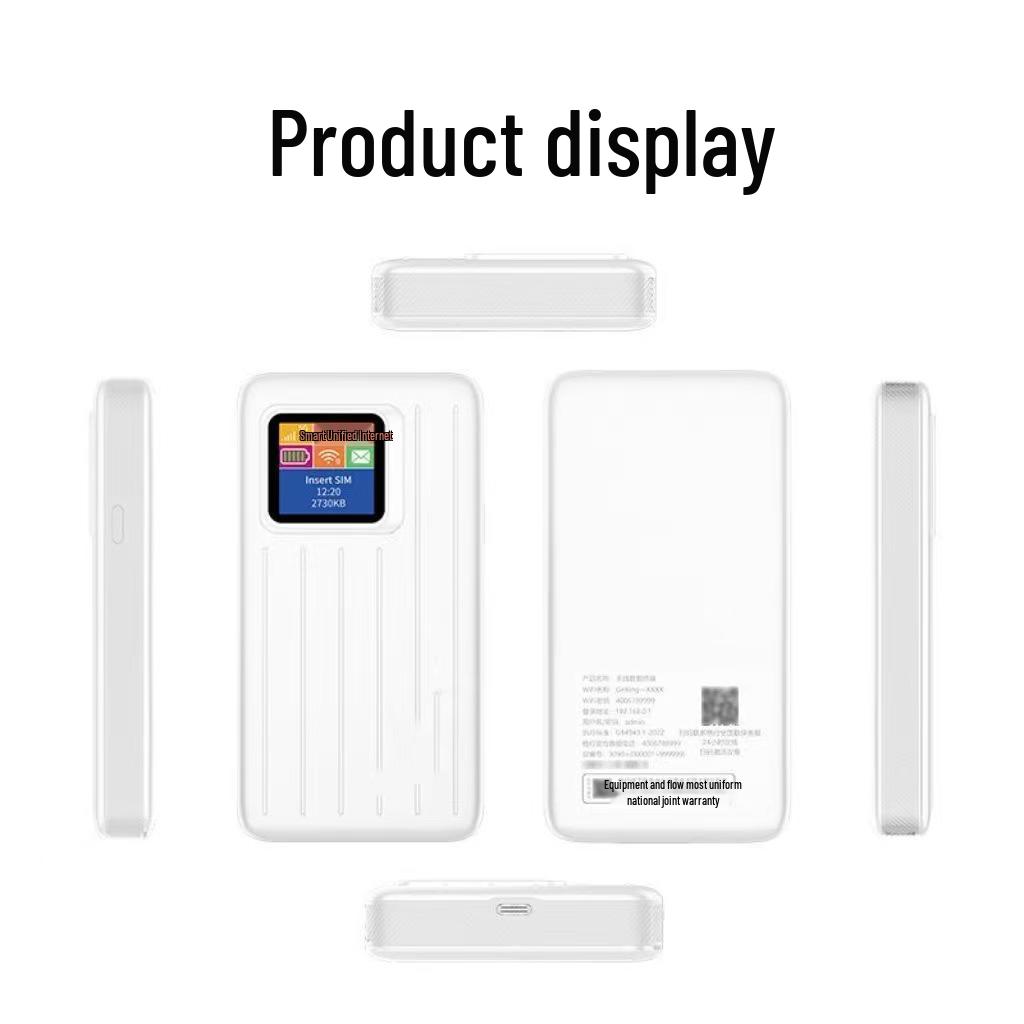 5G Tri-Network WiFi6 Car Router for Outdoor Live Streaming