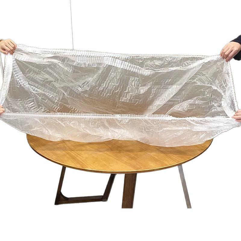 Extra Tjock Röd Engångs Vattentät Elastisk Rund Bordsduk för Bröllop och Banketter