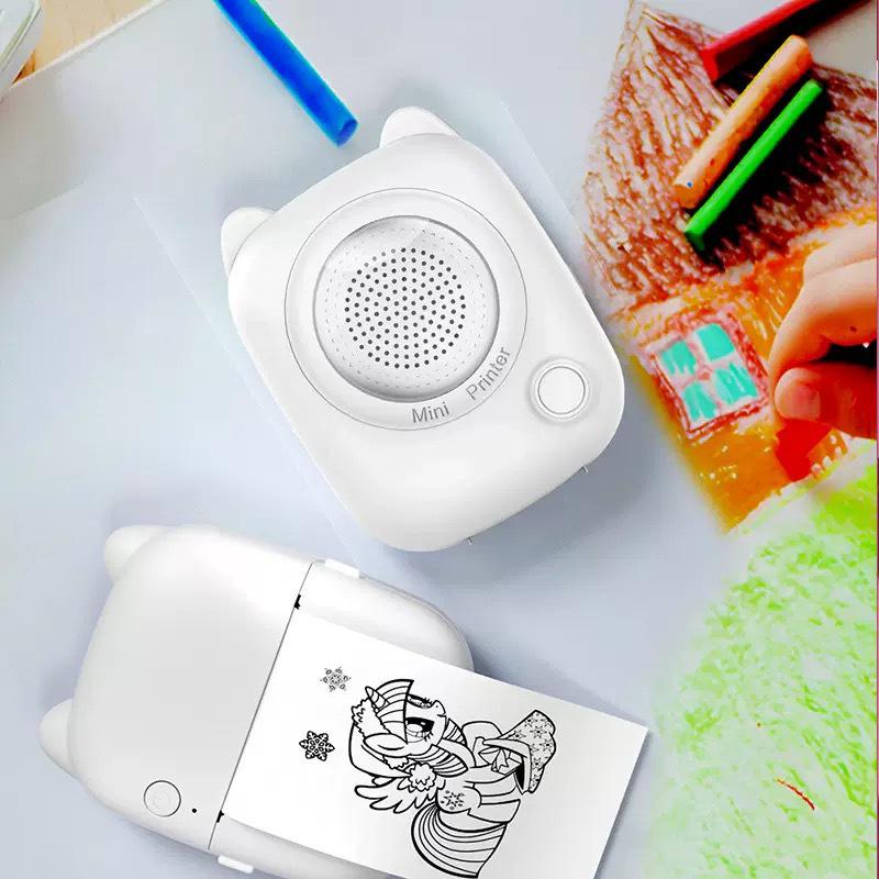 AI Children's Sticker Printer: Smart Voice & Image Generation Toy