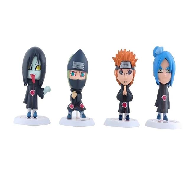 Set of Figures Naruto Naruto Shippuden Itachi Uchiha, Obito, Zetsu, Deidara and Others. 10 Cm 11-in-1