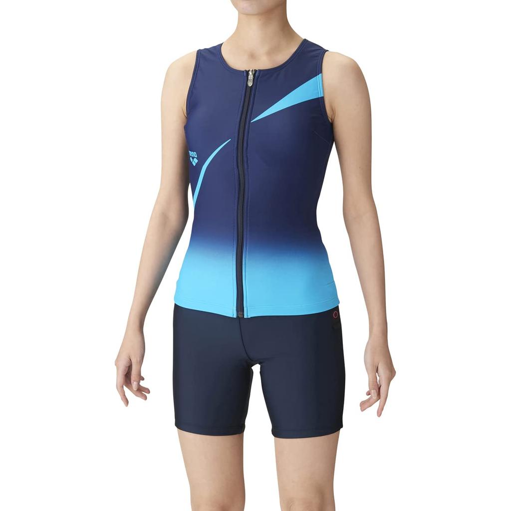 Arena Separate Swimsuit Fitness Separates and Insert Sax x Navy S (Coverback Pads) Women's (SXNY)