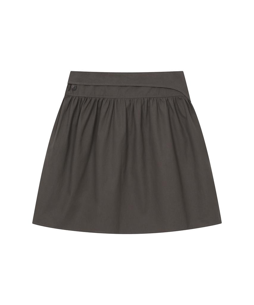 Baup Belted Midi Skirt [Brown]
