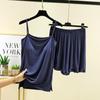 Modal Cotton Tank & Shorts Pajama Set: Women's Loose Slimming Summer Sleepwear Two-Piece