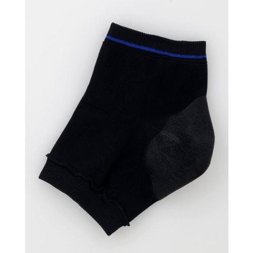 [Set] Leg-On Men's Heel Care, Black, 1 Pair (2 Sheets) x 6 Packs